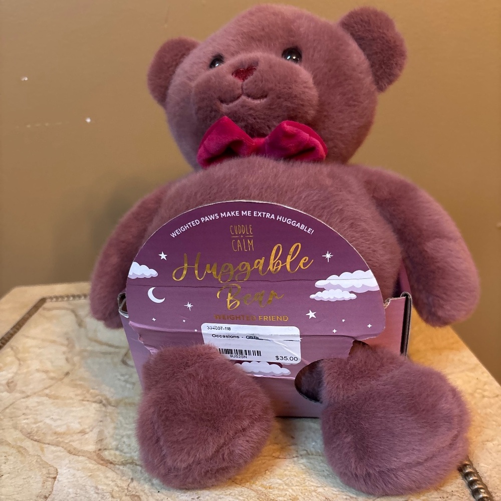 New Cuddle Calm Huggable Weighted Teddy Bear